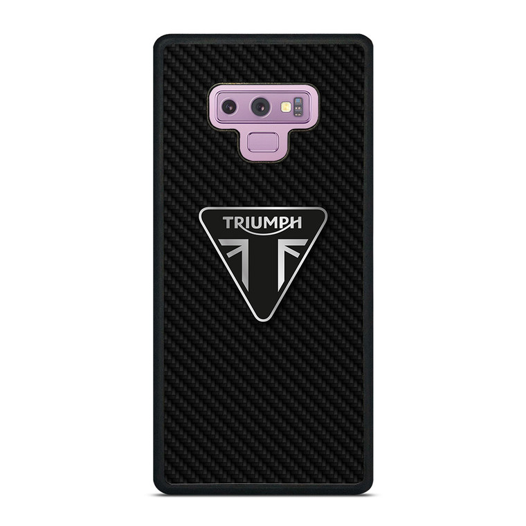 TRIUMPH MOTORCYCLES CARBON FIBER Samsung Galaxy Note 9 Case Cover