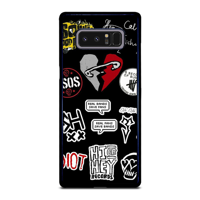 5 SECONDS OF SUMMER BAND COLLAGE Samsung Galaxy Note 8 Case Cover