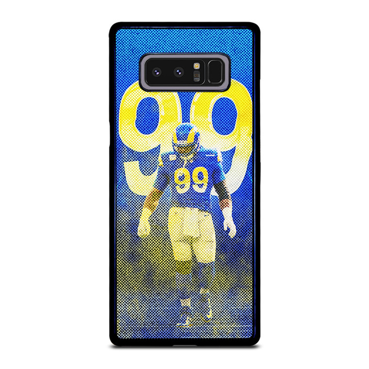AARON DONALD 99 LOS ANGELES RAMS NFL FOOTBALL Samsung Galaxy Note 8 Case Cover AARON DONALD 99 LOS ANGELES RAMS NFL FOOTBALL Samsung Galaxy Note 8 Case Cover