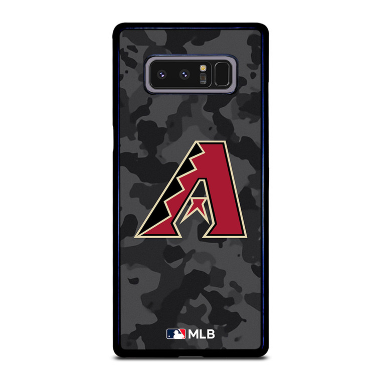 ARIZONA DIAMONDBACKS BASEBALL BLACK CAMO Samsung Galaxy Note 8 Case Cover
