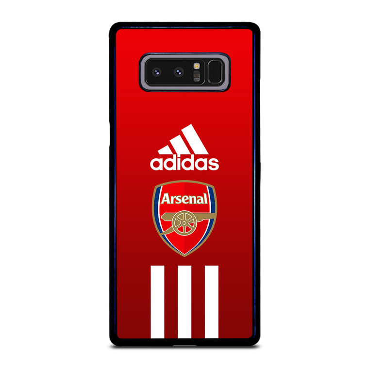 ARSENAL FC ADIDAS STRIPES Samsung Galaxy Note 8 Case Cover
