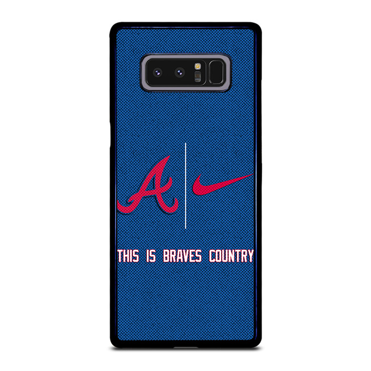 ATLANTA BRAVES NIKE MLB BASEBALL Samsung Galaxy Note 8 Case Cover