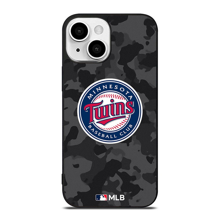 MINNESOTA TWINS BASEBALL BLACK CAMO iPhone 13 Mini Case Cover