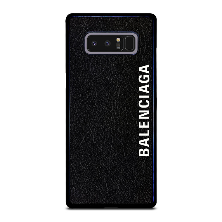 BALENCIAGA LEATHER BLACK Samsung Galaxy Note 8 Case Cover