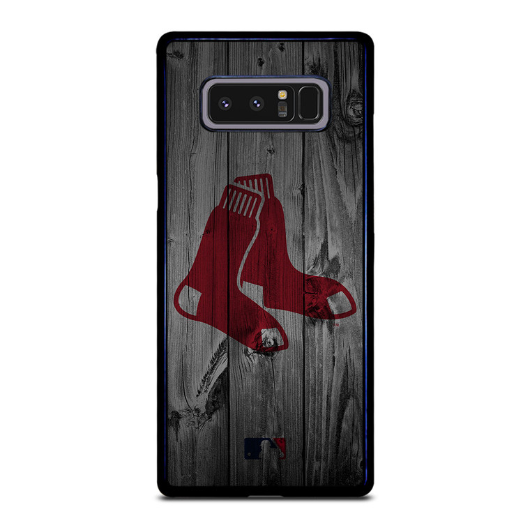 BOSTON RED SOX BASEBALL MLB WOOD LOGO Samsung Galaxy Note 8 Case Cover