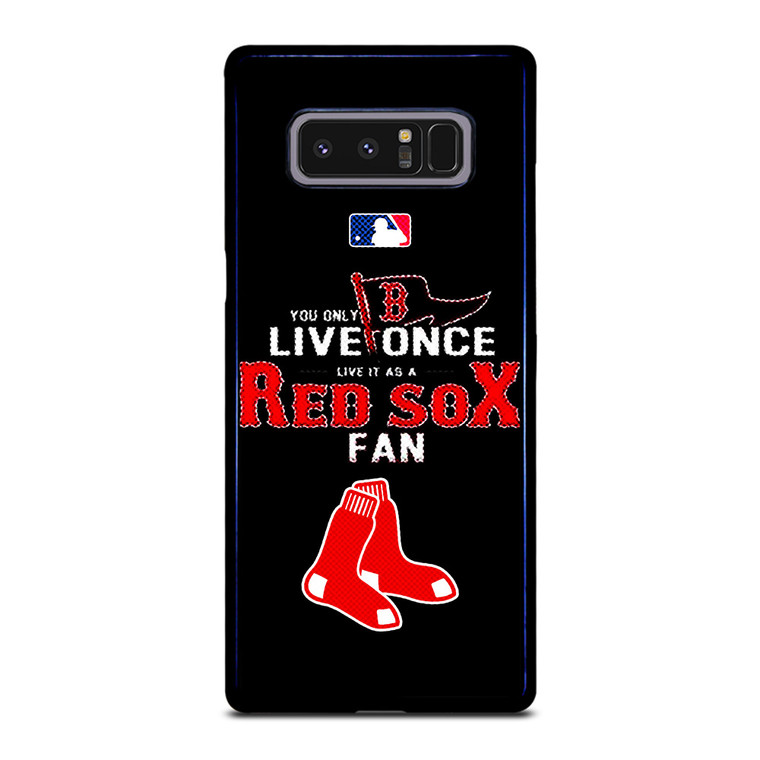 BOSTON RED SOX MLB BASEBALL FANS Samsung Galaxy Note 8 Case Cover