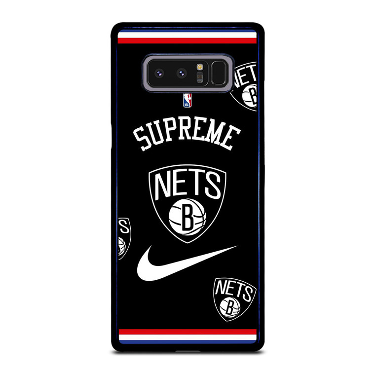 BROOKLYN NETS NBA X SUPREME NIKE Samsung Galaxy Note 8 Case Cover