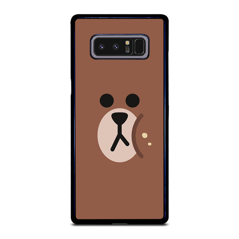BROWN LINE FRIENDS Samsung Galaxy Note 8 Case Cover