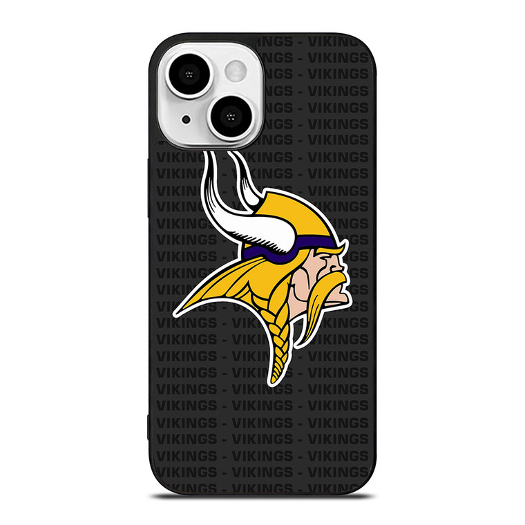 MINNESOTA VIKINGS FOOTBALL TEXT iPhone 13 Mini Case Cover