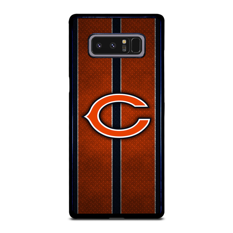 CHICAGO BEARS NFL METAL STRIPE Samsung Galaxy Note 8 Case Cover