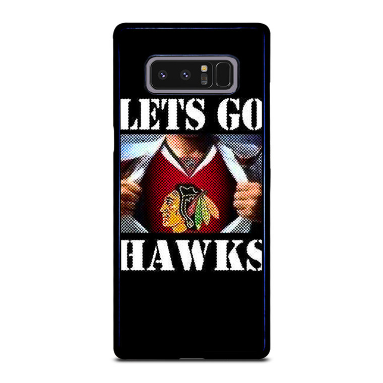 CHICAGO BLACKHAWKS NHL HOCKEY FANS Samsung Galaxy Note 8 Case Cover