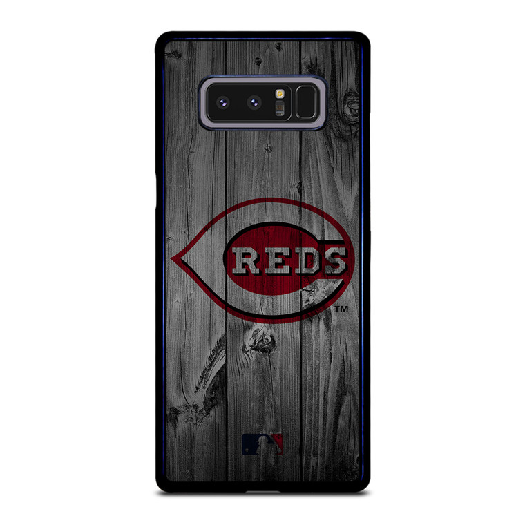 CINCINNATI REDS BASEBALL MLB WOOD LOGO Samsung Galaxy Note 8 Case Cover