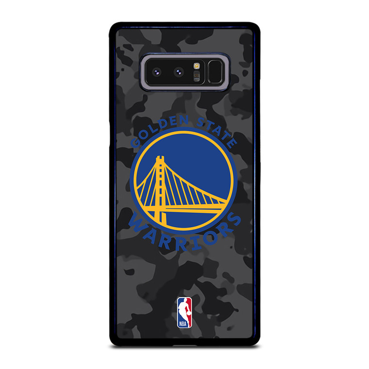GOLDEN STATE WARRIORS BLACK CAMO Samsung Galaxy Note 8 Case Cover