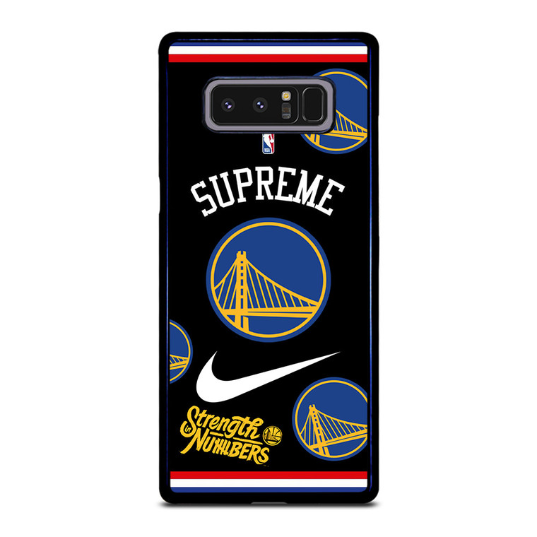 GOLDEN STATE WARRIORS NBA X SUPREME NIKE Samsung Galaxy Note 8 Case Cover