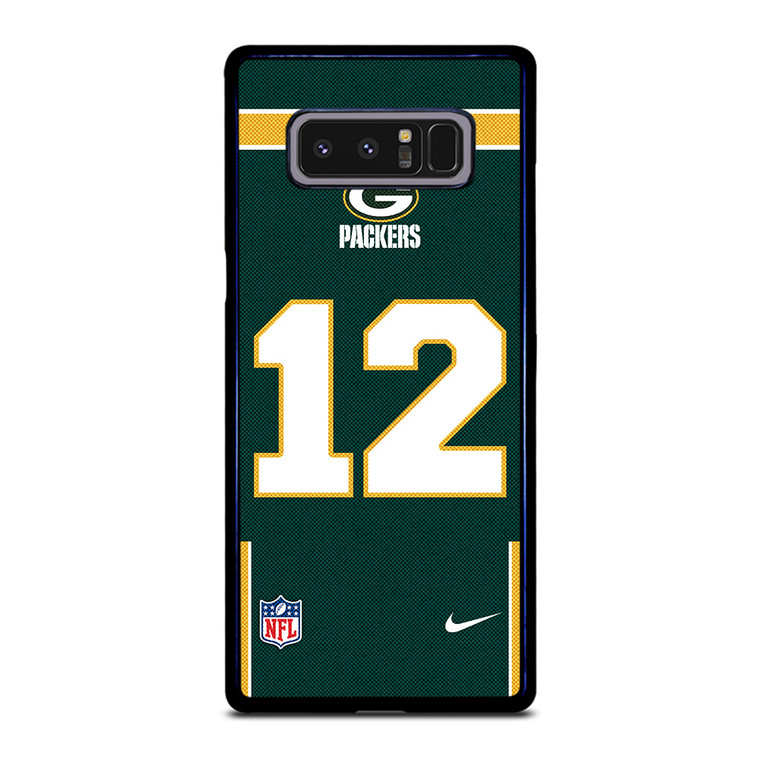 GREEN BAY PACKERS AARON RODGERS 12 NFL NIKE Samsung Galaxy Note 8 Case Cover