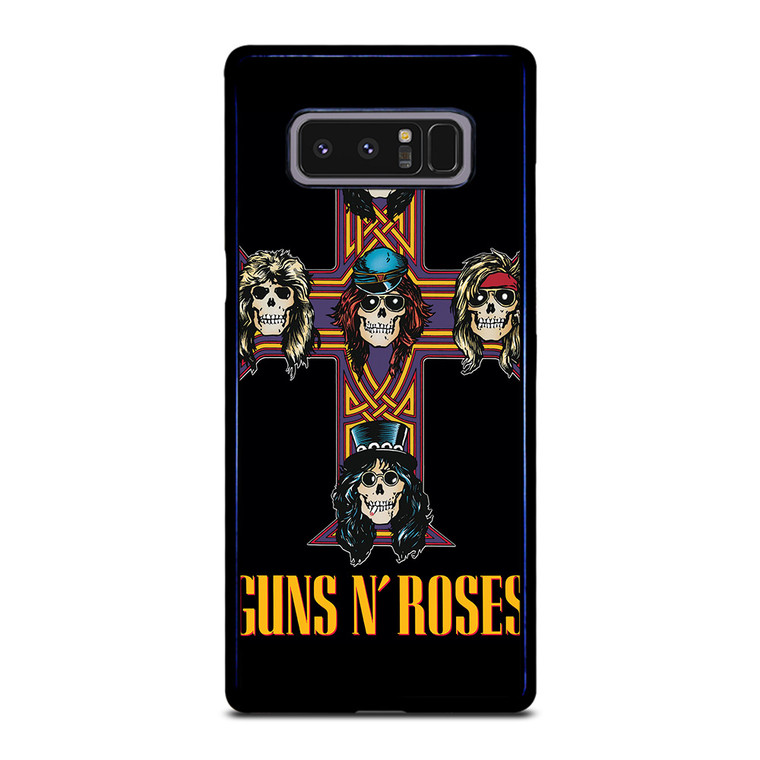 GUNS N ROSES ROCK BAND CROSS Samsung Galaxy Note 8 Case Cover