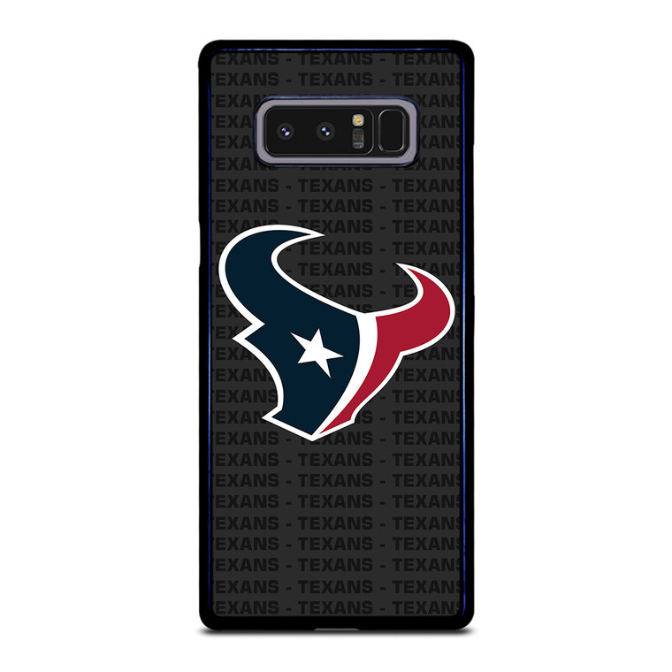 HOUSTON TEXANS FOOTBALL TEXT Samsung Galaxy Note 8 Case Cover