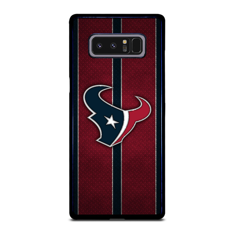 HOUSTON TEXANS NFL METAL STRIPE Samsung Galaxy Note 8 Case Cover