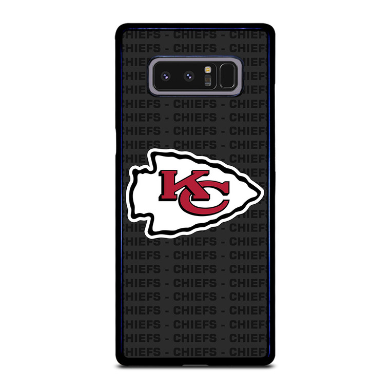 KANSAS CITY CHIEFS FOOTBALL TEXT Samsung Galaxy Note 8 Case Cover