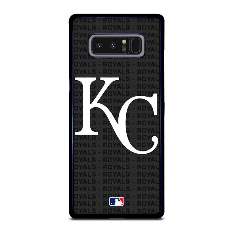 KANSAS CITY ROYALS BASEBALL BLACK Samsung Galaxy Note 8 Case Cover
