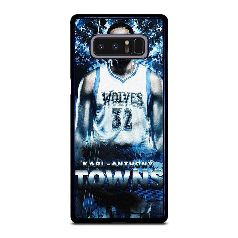 KARL ANTHONY TOWNS MINNESOTA TIMBERWOLVES Samsung Galaxy Note 8 Case Cover