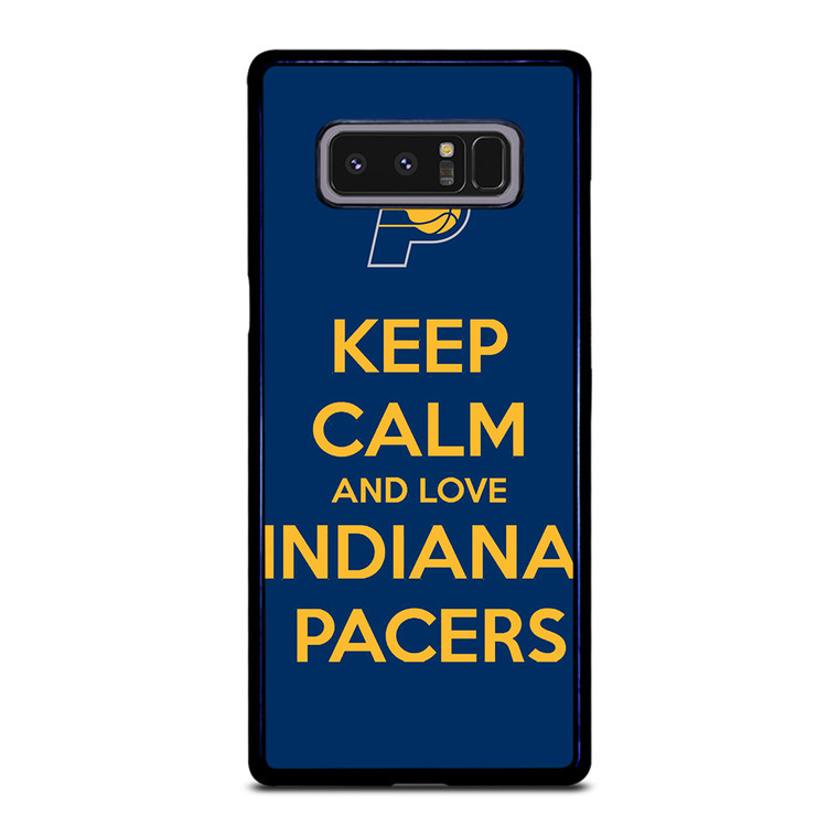 KEEP CALM AND LOVE INDIANA PACERS Samsung Galaxy Note 8 Case Cover