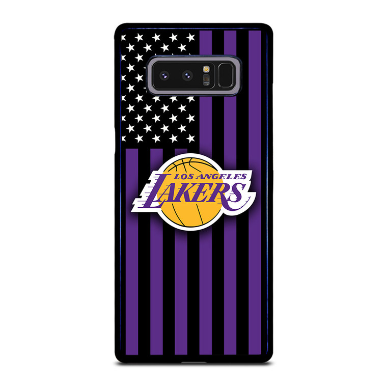 LOS ANGELES LAKERS NBA USA FLAG Samsung Galaxy Note 8 Case Cover