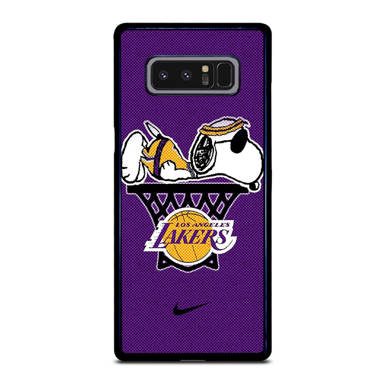 LOS ANGELES LAKERS NIKE SNOOPY Samsung Galaxy Note 8 Case Cover