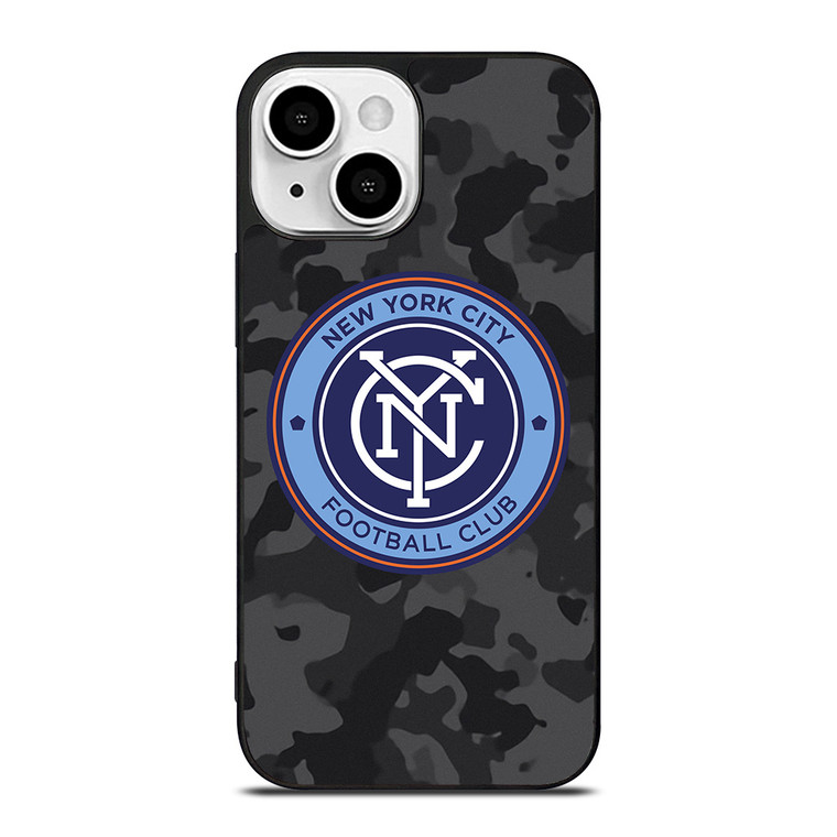 NEW YORK CITY FC MLS BLACK CAMO iPhone 13 Mini Case Cover