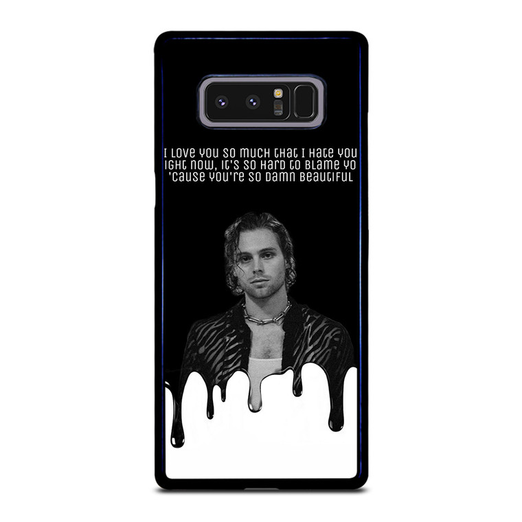LUKE HEMMINGS 5 SECINDS OF SUMMER Samsung Galaxy Note 8 Case Cover