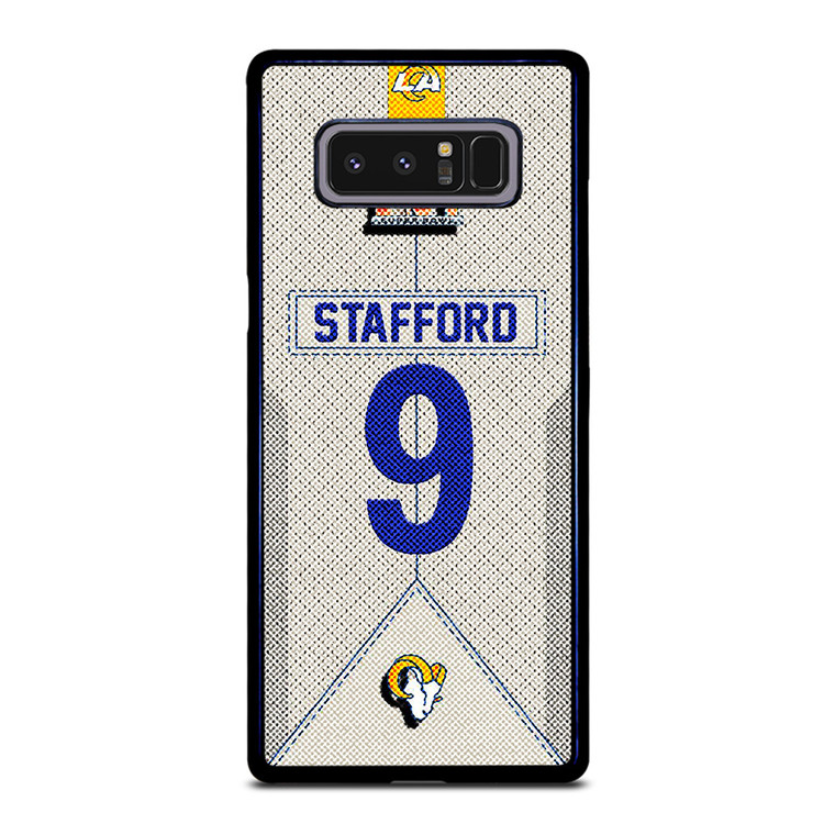 MATTHEW STAFFORD LOS ANGELES RAMS NFL SUPER BOWL LVI Samsung Galaxy Note 8 Case Cover