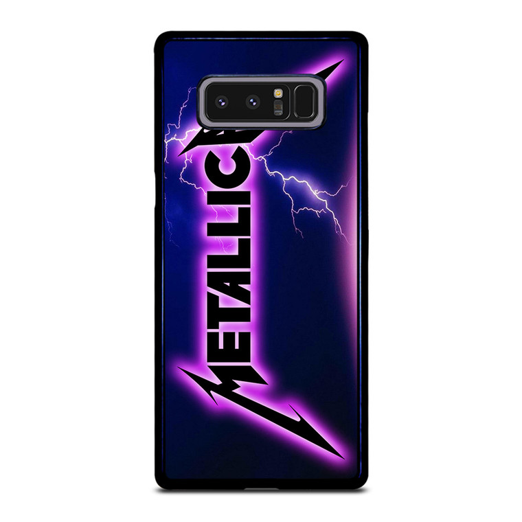 METALLICA ROCK BAND VIOLET LIGHTNING Samsung Galaxy Note 8 Case Cover