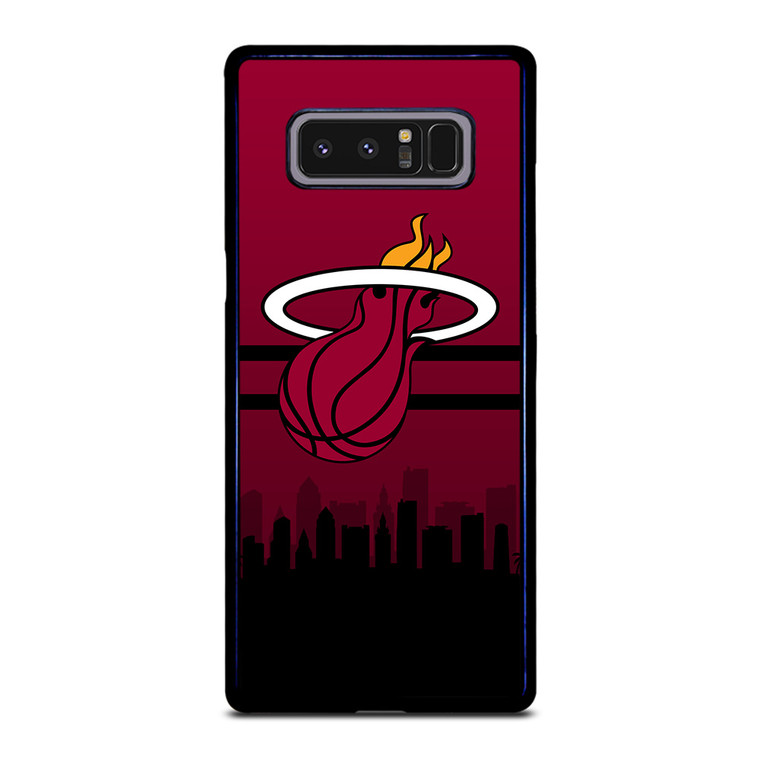 MIAMI HEATS NBA SKYLINE Samsung Galaxy Note 8 Case Cover