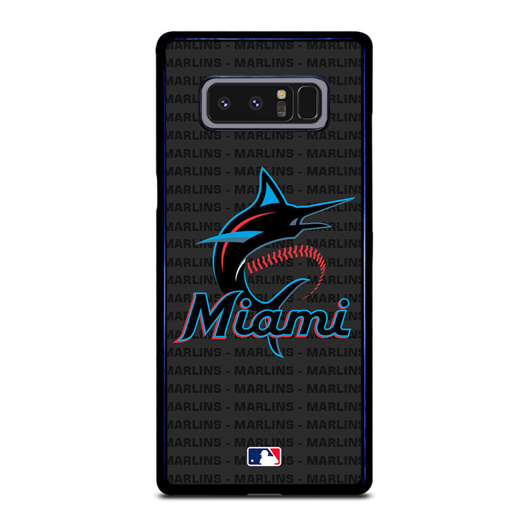 MIAMI MARLINS BASEBALL BLACK Samsung Galaxy Note 8 Case Cover