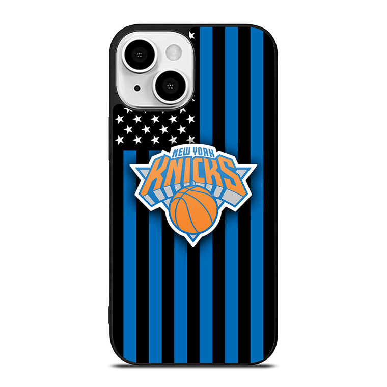 NEW YORK KNICKS NBA USA FLAG iPhone 13 Mini Case Cover NEW YORK KNICKS NBA USA FLAG iPhone 13 Mini Case Cover