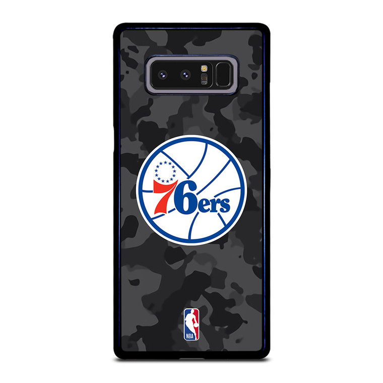 PHILADELPHIA 76ERS BLACK CAMO Samsung Galaxy Note 8 Case Cover