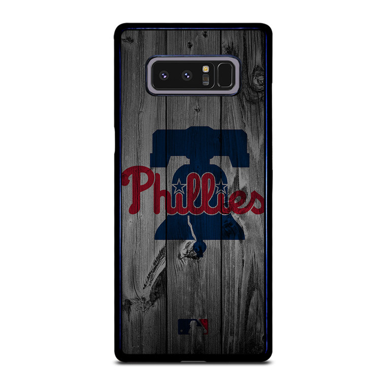 PHILADELPHIA PHILLIES BASEBALL MLB WOOD LOGO Samsung Galaxy Note 8 Case Cover