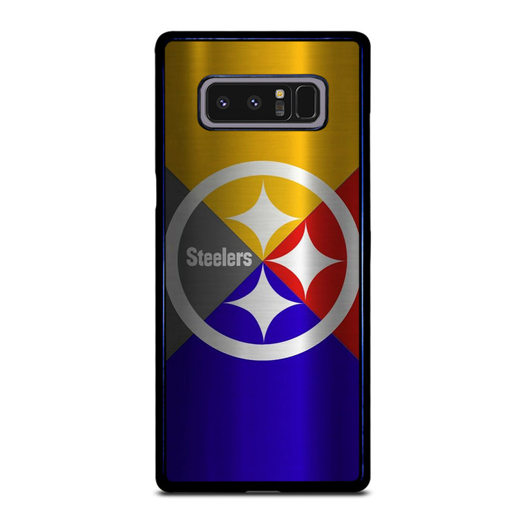 PITTSBURGH STEELERS NFL FOOTBALL METAL Samsung Galaxy Note 8 Case Cover PITTSBURGH STEELERS NFL FOOTBALL METAL Samsung Galaxy Note 8 Case Cover