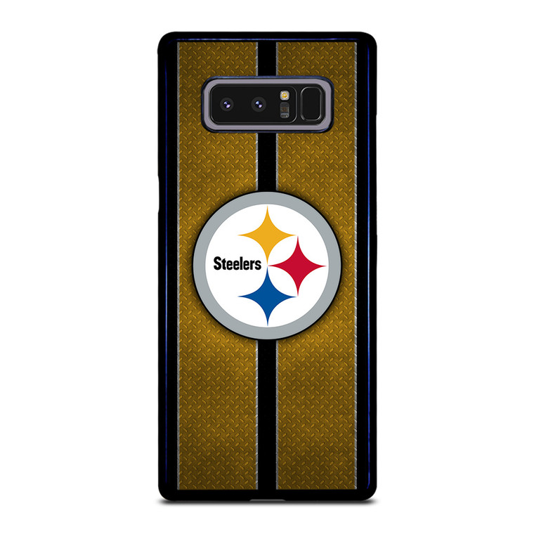 PITTSBURGH STEELERS NFL METAL STRIPE Samsung Galaxy Note 8 Case Cover