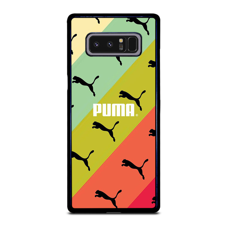 PUMA LOGO STRIPE PATTERN Samsung Galaxy Note 8 Case Cover