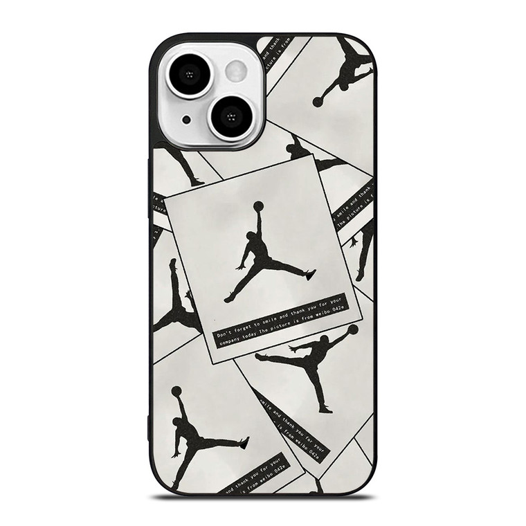 NIKE AIR JORDAN CARD iPhone 13 Mini Case Cover