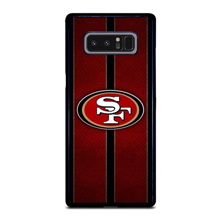 SAN FRANCISCO 49ERS NFL METAL STRIPE Samsung Galaxy Note 8 Case Cover