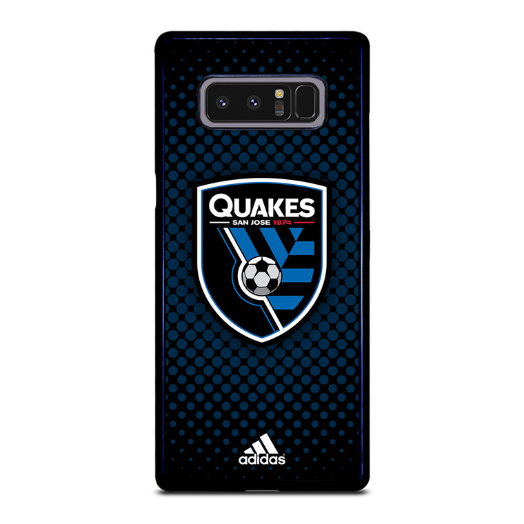 SAN JOSE EARTHQUAKES SOCCER MLS ADIDAS Samsung Galaxy Note 8 Case Cover
