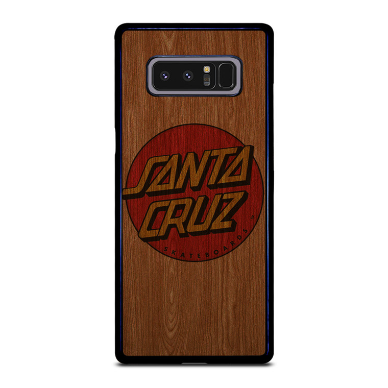 SANTA CRUZ SKATEBOARD WOODEN LOGO Samsung Galaxy Note 8 Case Cover