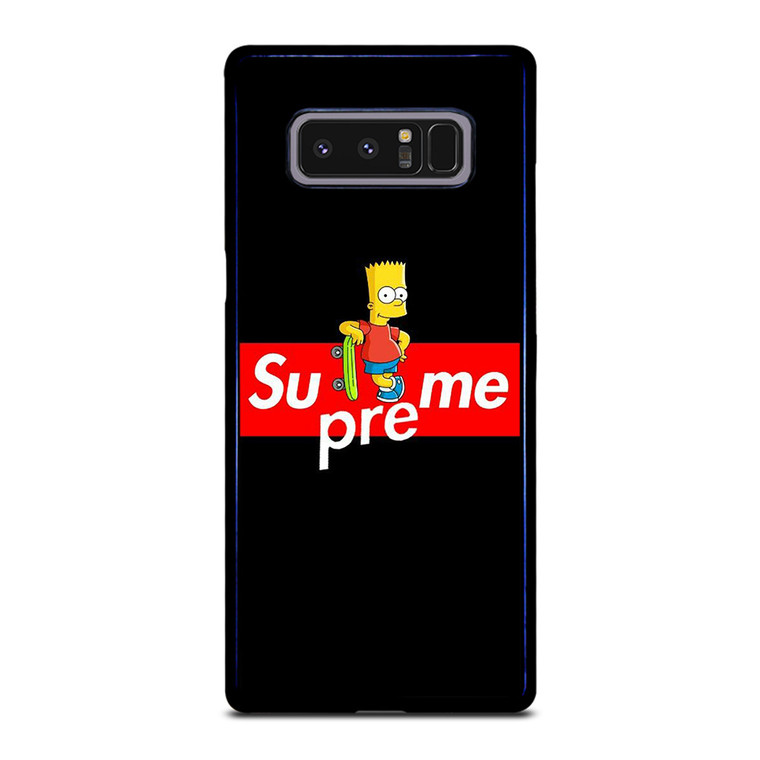 SUPREME BART SIMPSONS SKATEABOARD Samsung Galaxy Note 8 Case Cover SUPREME BART SIMPSONS SKATEABOARD Samsung Galaxy Note 8 Case Cover