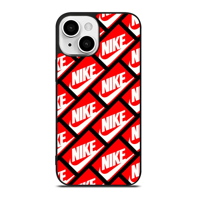 NIKE BOX PATTERN iPhone 13 Mini Case Cover