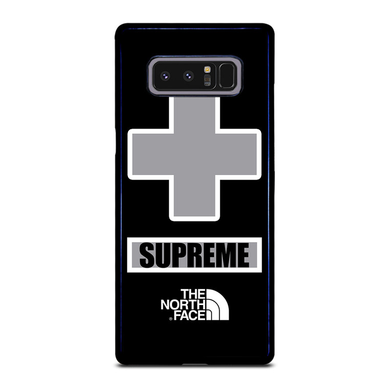 SUPREME X THE NORTH FACE GREY Samsung Galaxy Note 8 Case Cover