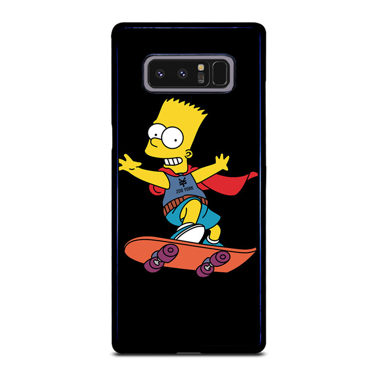 THE SIMPSONS ZOO YORK SKATEBOARD Samsung Galaxy Note 8 Case Cover