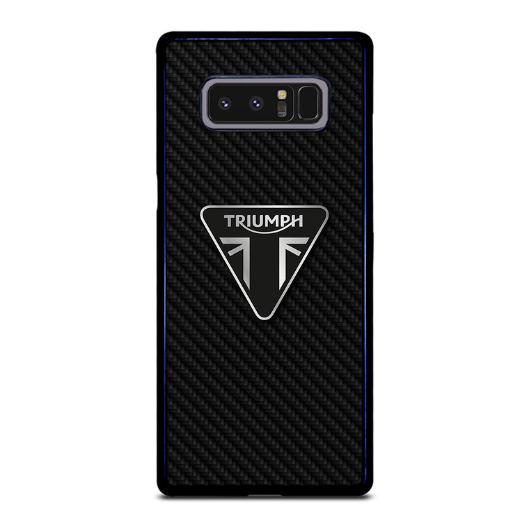 TRIUMPH MOTORCYCLES CARBON FIBER Samsung Galaxy Note 8 Case Cover