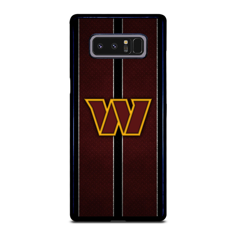 WASHINGTON COMMANDERS NFL METAL STRIPE Samsung Galaxy Note 8 Case Cover